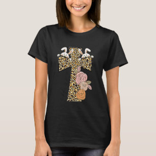 T-shirt Pâques Christian Girls Maman Bunny Il Est Ressusci