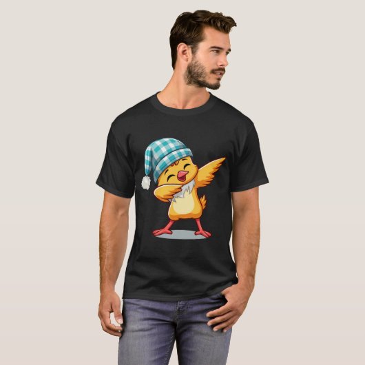T-shirt Pâques de poulet (Devant entier)