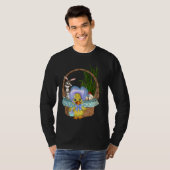 T-shirt Pâques de poulet (Devant entier)