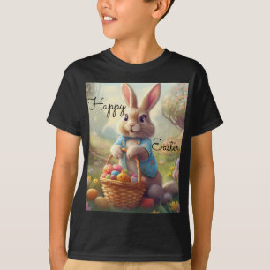 T-shirt Pâques Enchantées - Lapin Whimsical