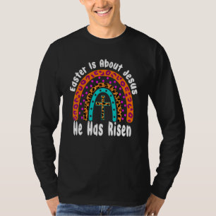 T-shirt Pâques Est À Propos De Jésus Il A Risqué La Pluie