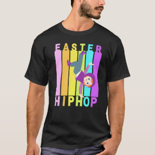 T-shirt Pâques Hip hop Danse Amour Dab Vacances Amusants E