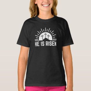 T-shirt Pâques Il Est Ressuscité Chrétien