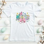 T-shirt Pâques Infirmière Tee; Mignonnes Oreilles Bunny &