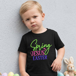 T-Shirt Pâques Jésus de printemps pour garçons