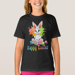 T-shirt Pâques joyeuses, Pâques jolies et colorées