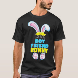 T-shirt Pâques mignonnes Je suis le petit ami Bunny Matchi