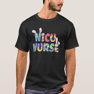 T-shirt Pâques Nicu Nurse Cute Bunny Oreilles Joyeux OEuf