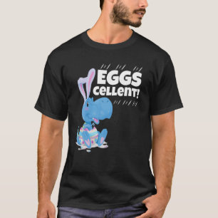 T-shirt Pâques Paniers Stuffes Enfants mignonnes T Rex Oeu