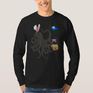 T-shirt Pâques Pâques Panier Pâques Et Oreilles De Lapin