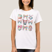 T-shirt Pâques pastel (Devant)