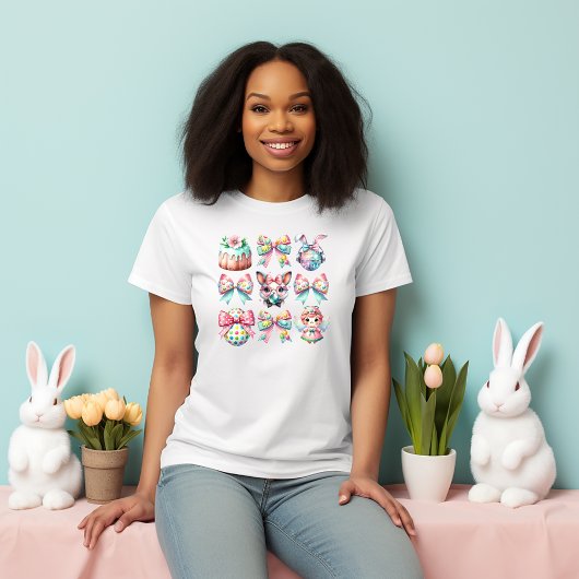 T-shirt Pâques pastel