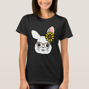T-shirt Pâques pour enfants Pâques femmes Bunny Sunglass