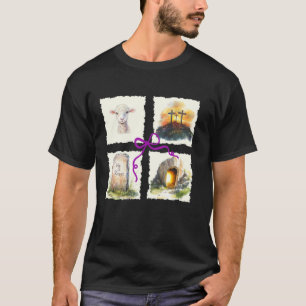 T-shirt Pâques religieuses Foi basée sur l'histoire de Pâq