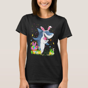 T-shirt Pâques Requin Poisson Lapin Œuf Chasse Requin Pâqu