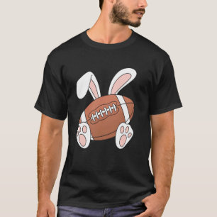 T-shirt Pâques Sport Joyeuses Pâques Lapin Jouant au Footb
