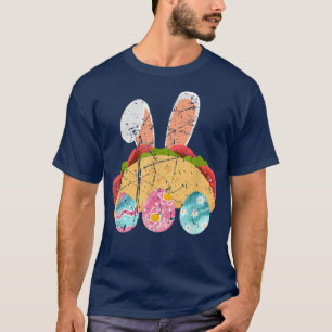 T-shirt Pâques Taco Bunny Funny Meican Food Foody Hommes F