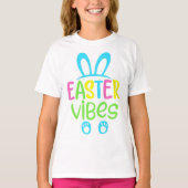 T-shirt Pâques Vibes Pastel (Devant)