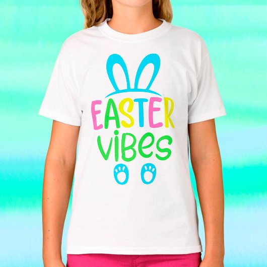 T-shirt Pâques Vibes Pastel