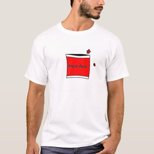 T-shirt paquet de casse-croûte (Devant)