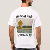 T-shirt Paquet de wombat (Dos)
