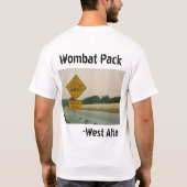 T-shirt Paquet de wombat (Dos)