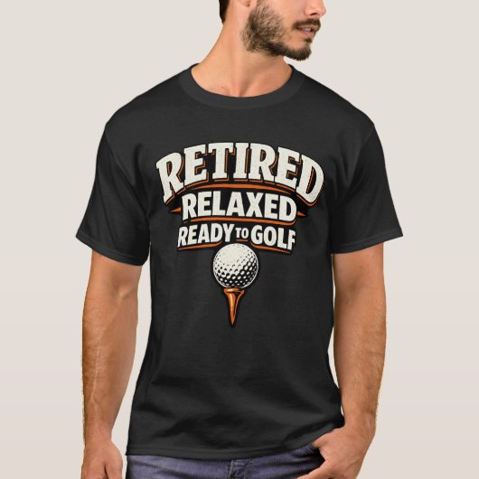 T-shirt Par de golf Let's Tee sur le parcours de golf (Devant)