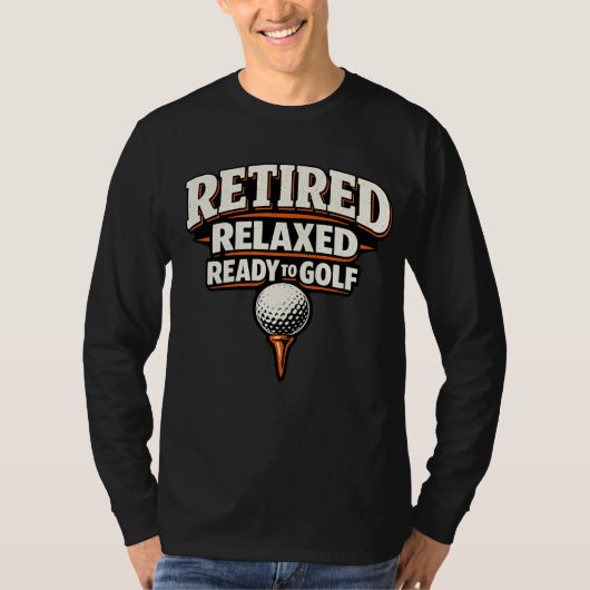 T-shirt Par de golf Let's Tee sur le parcours de golf (Devant)