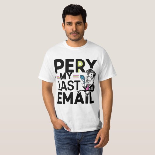 T-shirt par dernier e-mail (Devant entier)