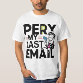 T-shirt par dernier e-mail (Devant)