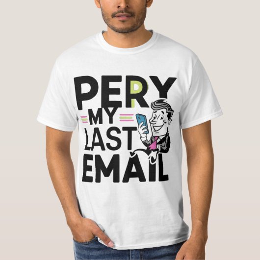 T-shirt par dernier e-mail (Devant)
