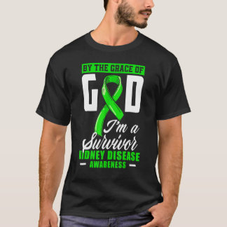 T-shirt Par la grâce Dieu Je suis un survivant Maladie du 