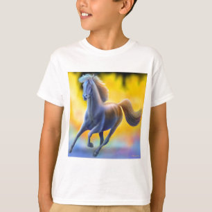 T-shirt Par le feu le cheval badine le sweatshirt