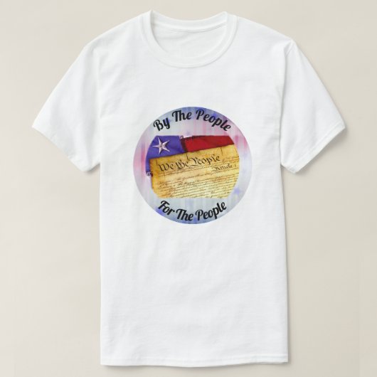 T-shirt Par Le Peuple, Pour Le Peuple, Nous Le Peuple (Design devant)