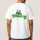 T-shirt par radio vert (Dos)