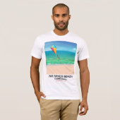 T-shirt Par Sands Beach Cornwall affiche (Devant entier)