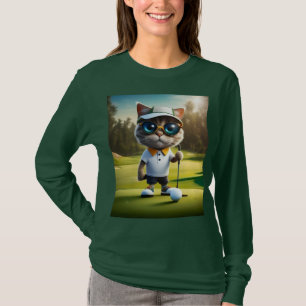 T-shirt "Par tee Time : Le Cool Chat’s Golf Swing!"