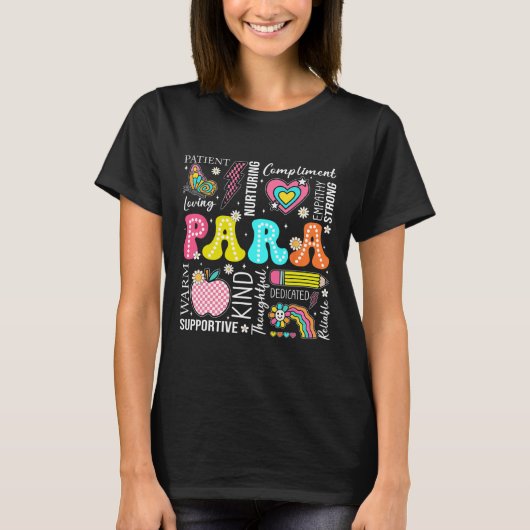 T-shirt Para Professional Educator 1st Day Of Back To Scho (Devant)
