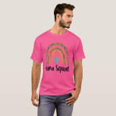 T-shirt Para Squad Rainbow Leopard Premier Jour De Thé D'É (Devant entier)