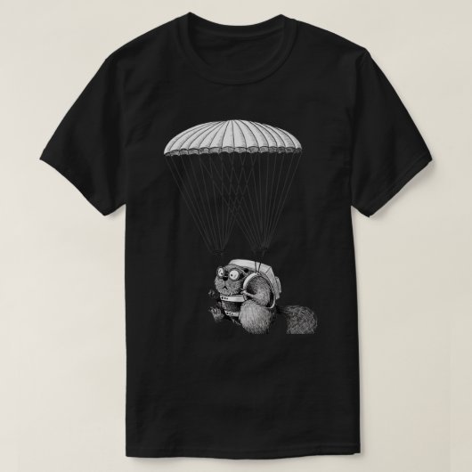 T-shirt Parachutage du castor 1 (Design devant)