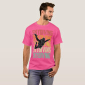 T-shirt Parachutage en parachute (Devant entier)