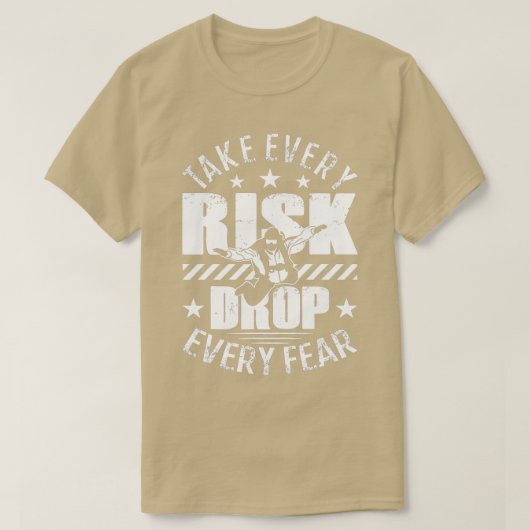 T-shirt Parachutage Skydiver Airmen Parachutiste Skydiving (Design devant)