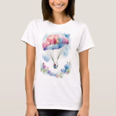 T-shirt Parachute dans les nuages (Devant)