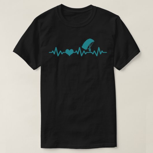 T-shirt Parachute de Heartbeat (Design devant)