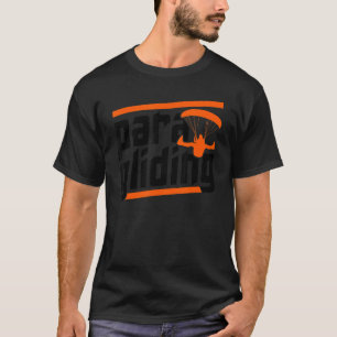 T-shirt Parachute de parapente graphique rétro