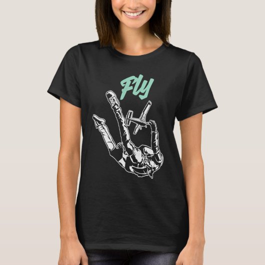 T-shirt Parachute Skipping Paraglider (Devant)