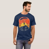T-shirt Parachute Vintage Parapente Skydiving (Devant entier)