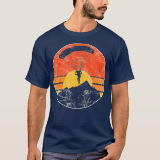 T-shirt Parachute Vintage Parapente Skydiving