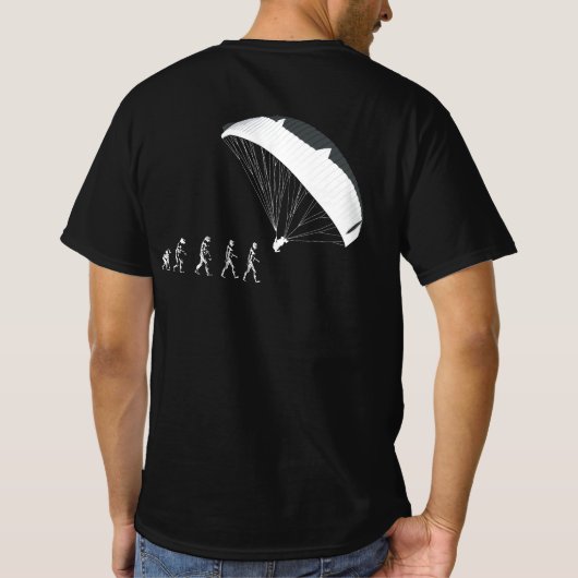 T-shirt Parachutes Parapente L'évolution (Dos)