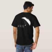 T-shirt Parachutes Parapente L'évolution (Dos entier)